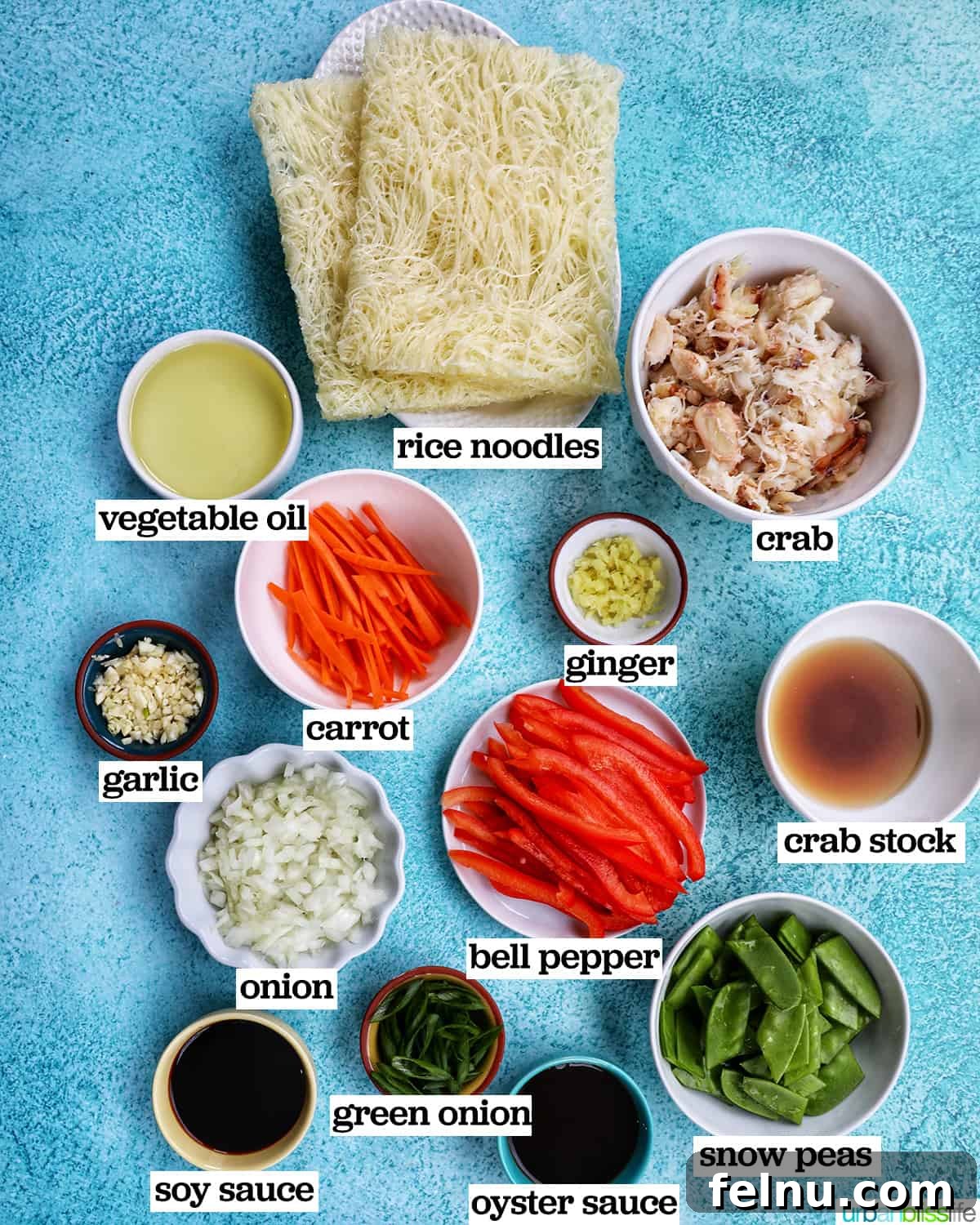 Crab Noodle Stir-Fry 5 Ingredients for Crab Pancit Filipino Noodles