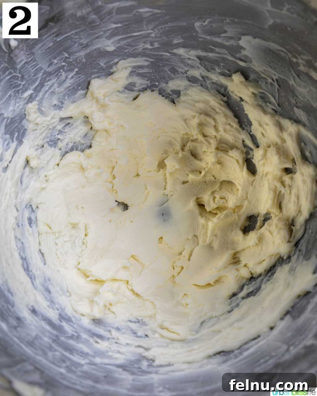 Lemon Poppy Seed Dream Cupcakes 7 Butter added to the bowl of a stand mixer.