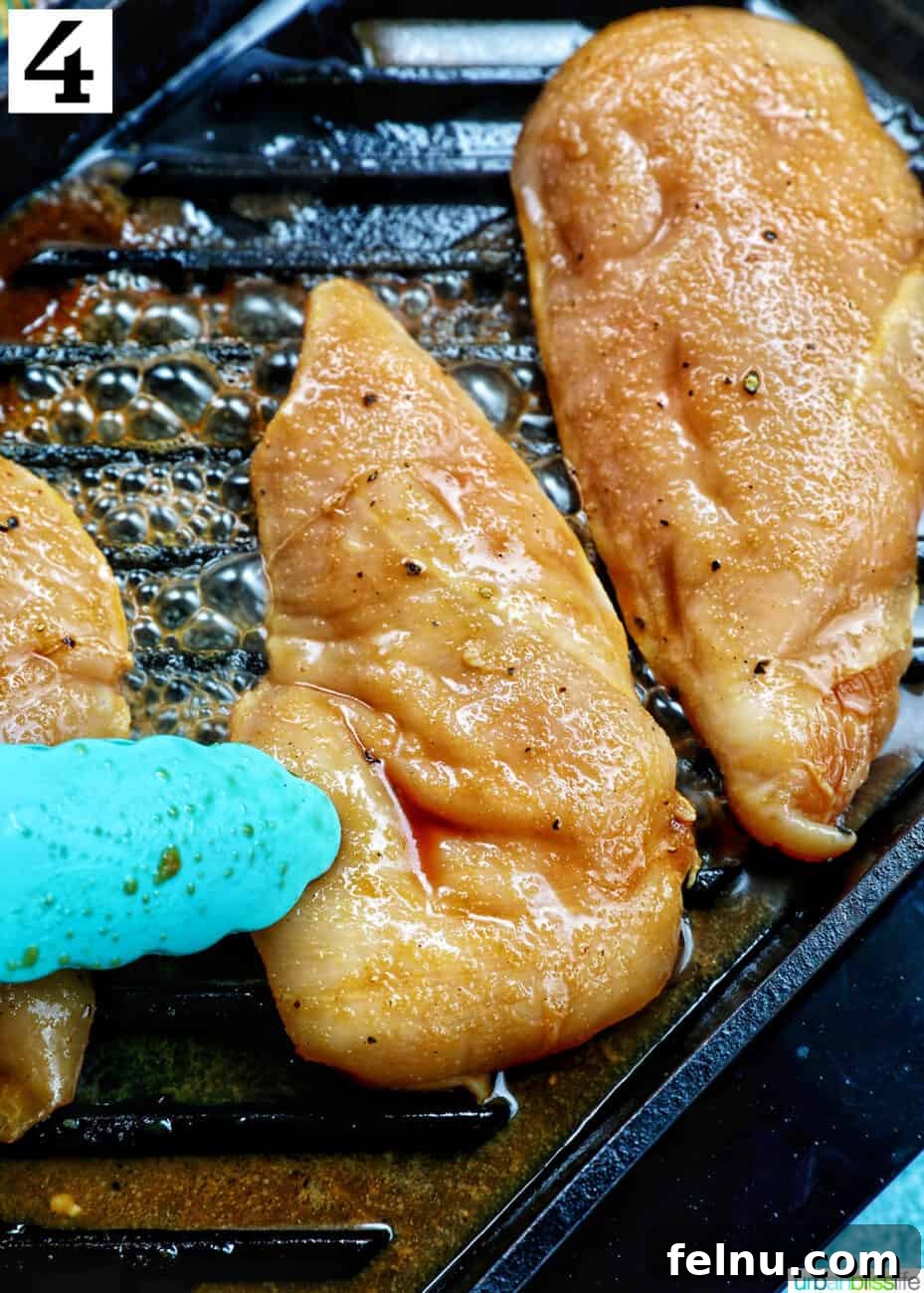 Chicken Teriyaki Bowl 9 Grilling teriyaki chicken breasts
