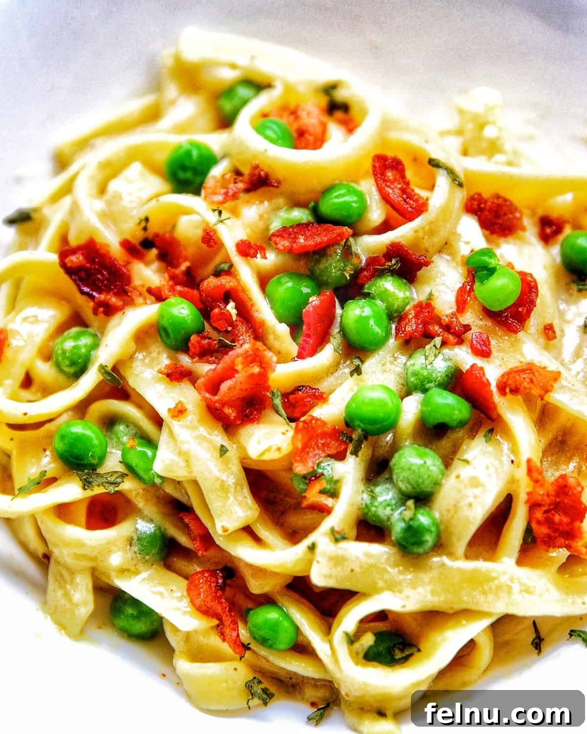 Uncorking Pasta Perfection 15 Instant Pot pasta with bacon and peas (Ninja Foodi)
