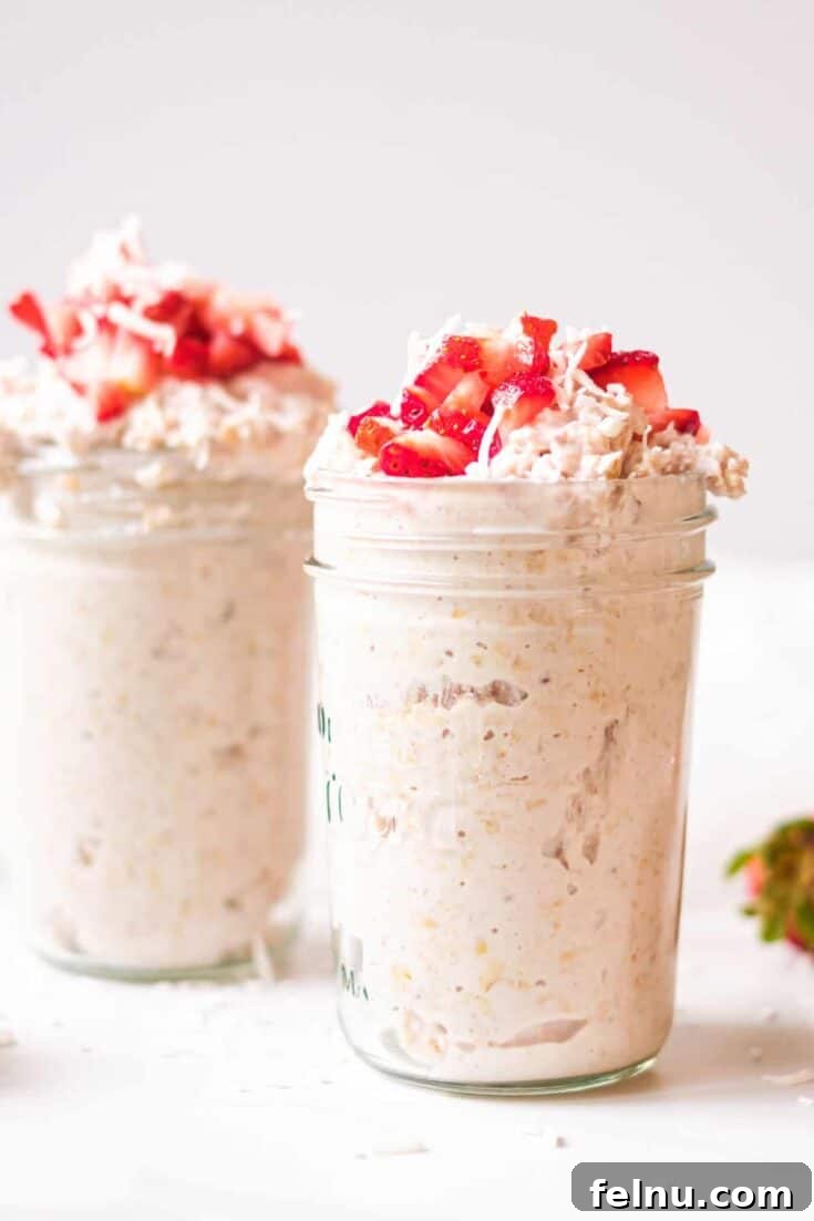 Strawberry Overnight Oats
