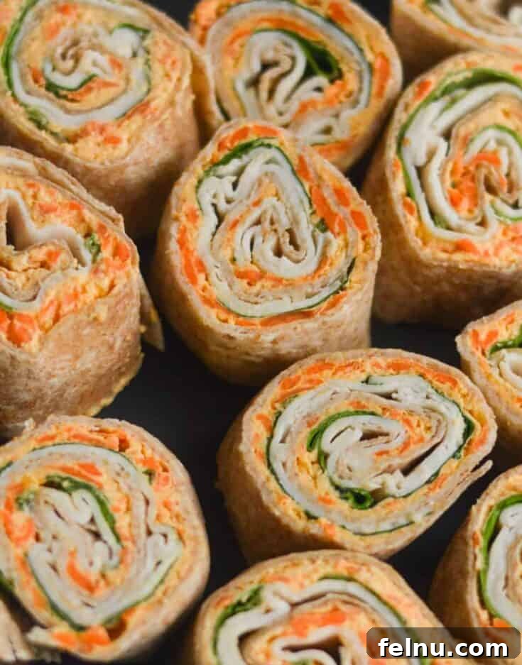 Turkey and cheese roll ups.