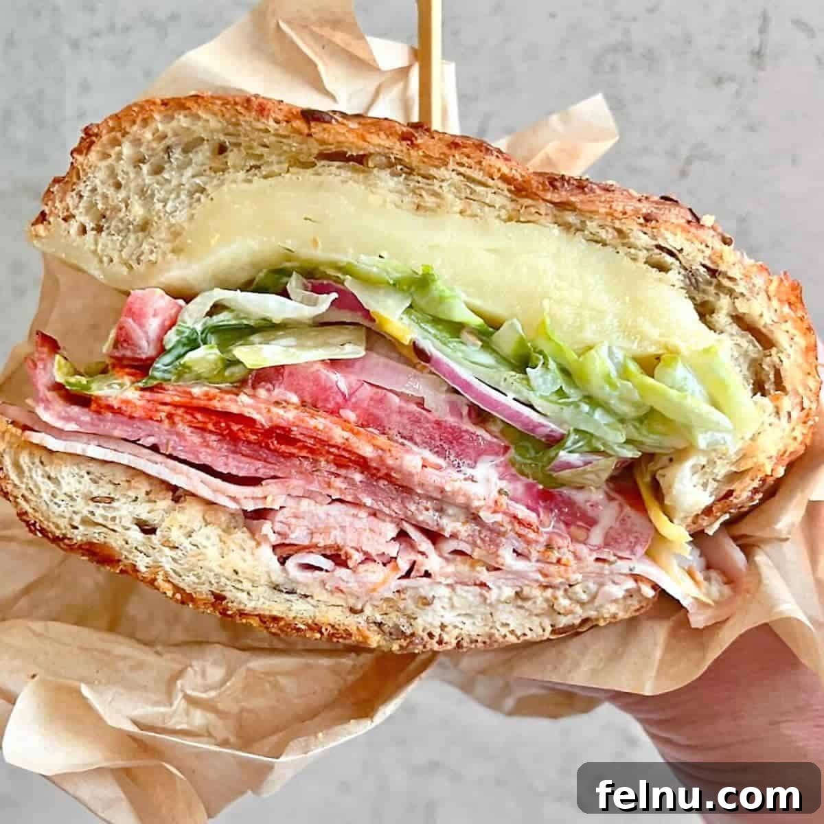 Grinder sandwich recipe.