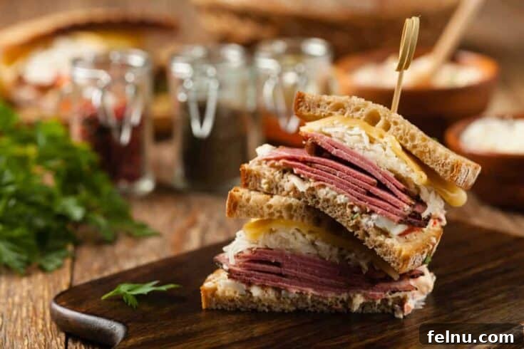 Pastrami sandwiches.