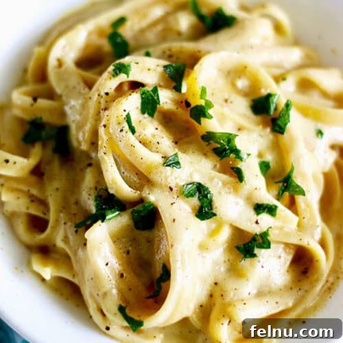 Zucchini and Mushroom Pasta Primavera 21 The Creamiest Dairy-Free Fettuccine Alfredo