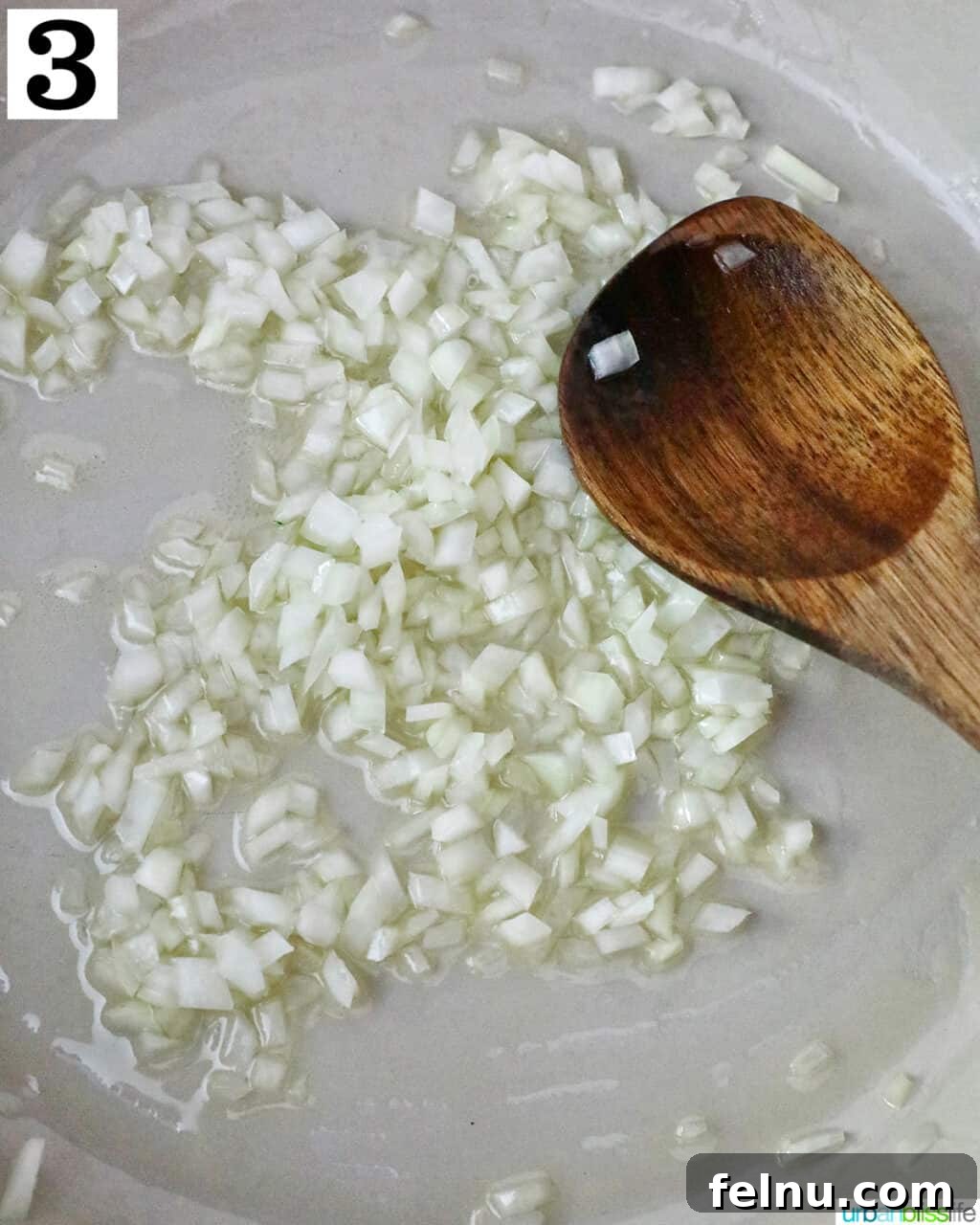 Zucchini and Mushroom Pasta Primavera 7 Sauteing Onions for Zucchini Mushroom Pasta