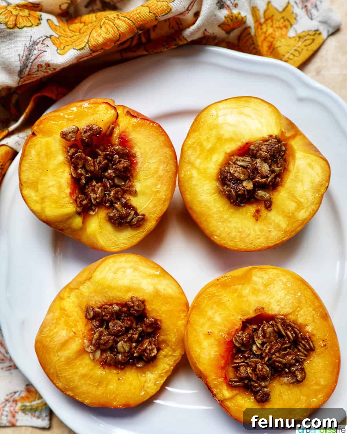 Air Fryer Peachy Dessert 11 Finished Air Fryer Peaches