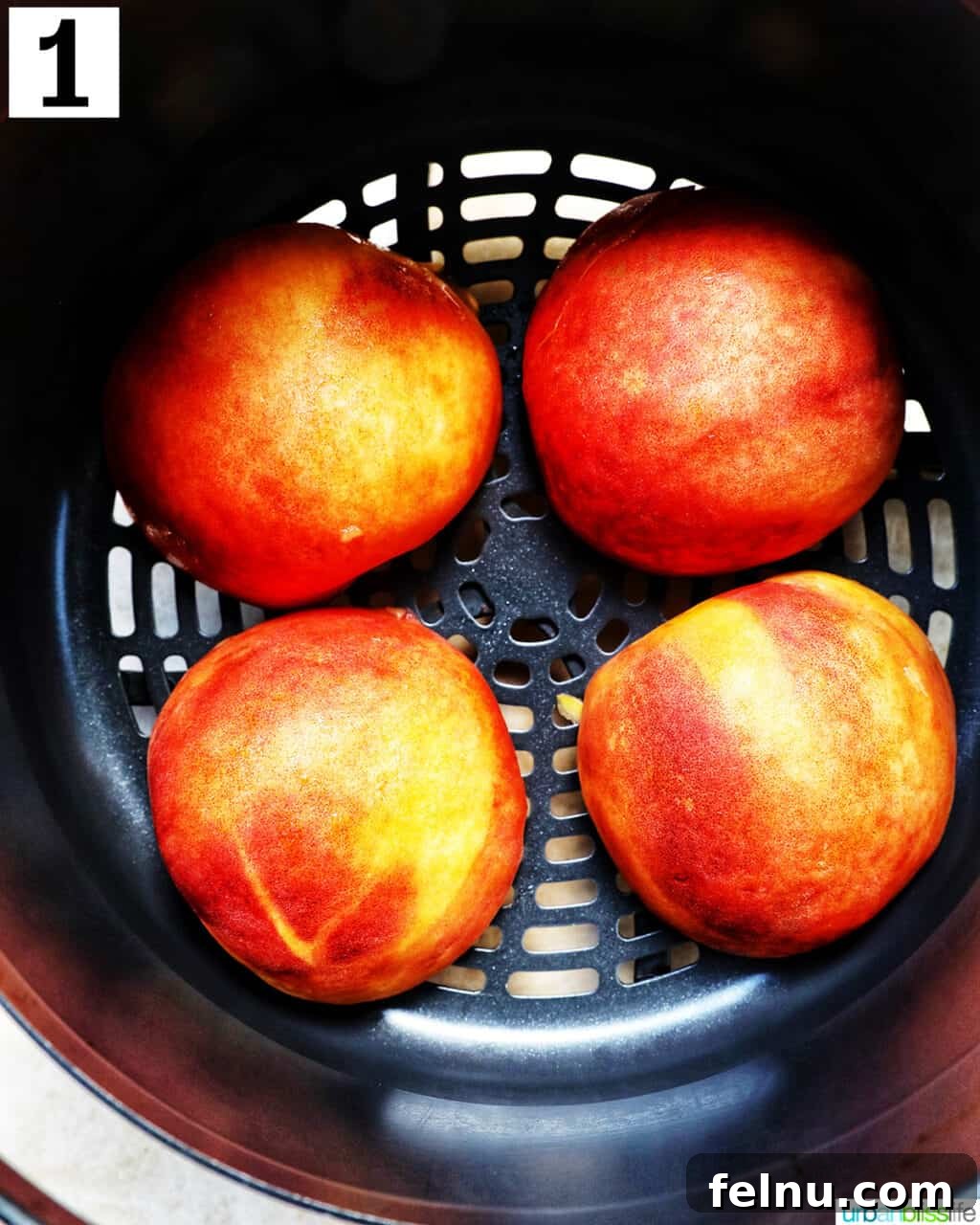 Air Fryer Peachy Dessert 5 Peaches in Air Fryer