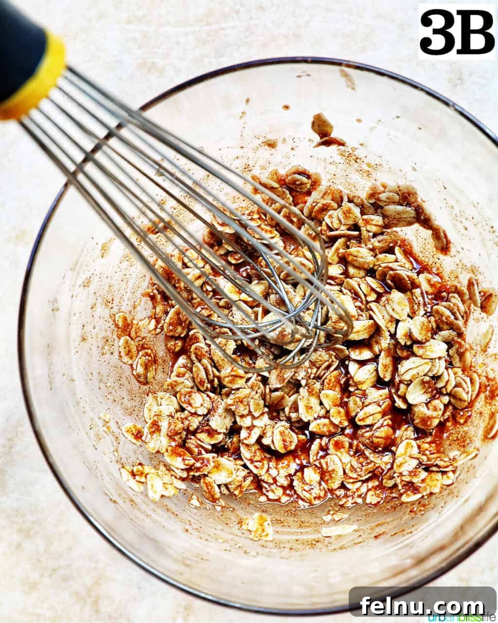Air Fryer Peachy Dessert 8 Mixed Cinnamon Oat Topping