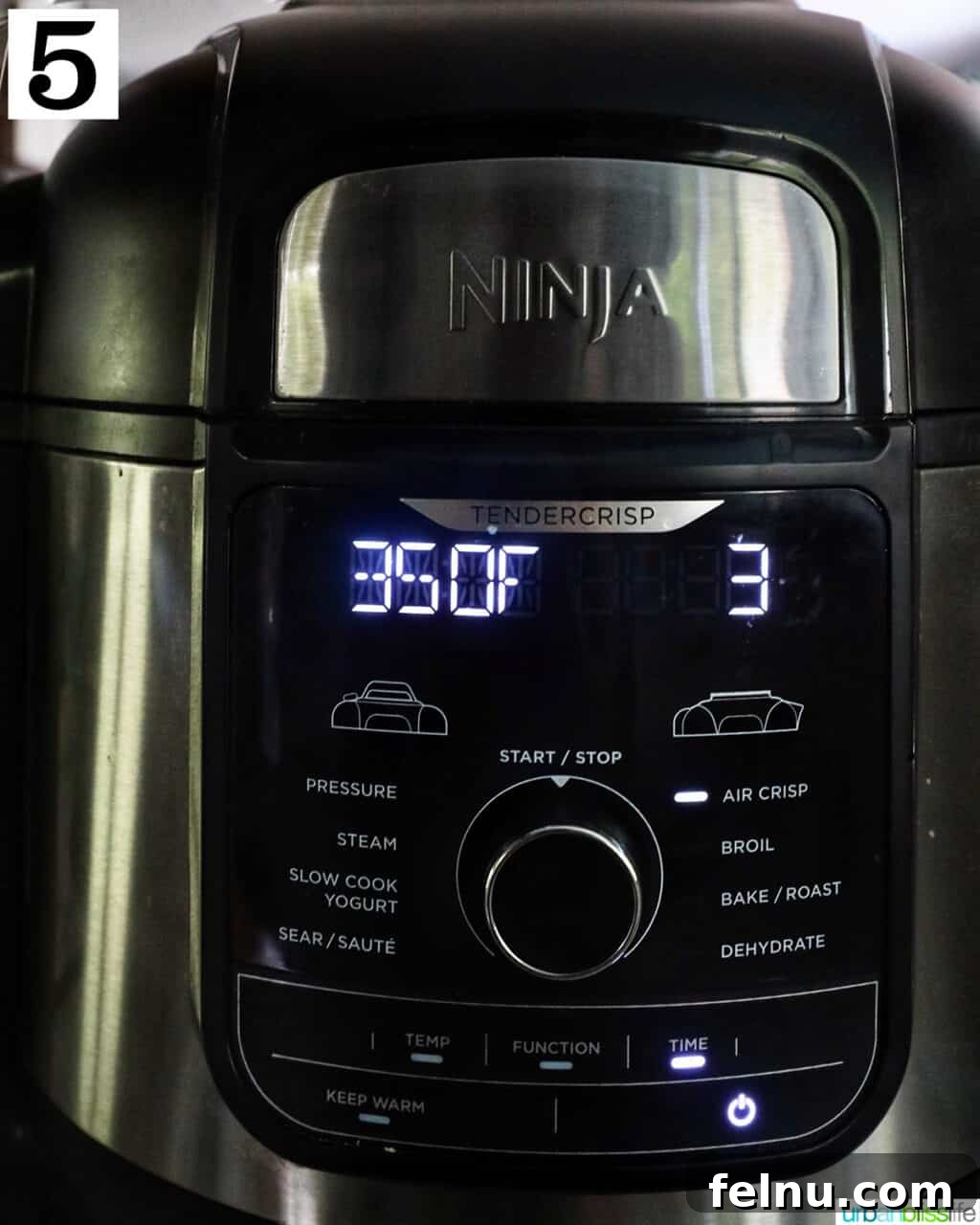 Air Fryer Peachy Dessert 10 Air Fryer Setting for Final Cook