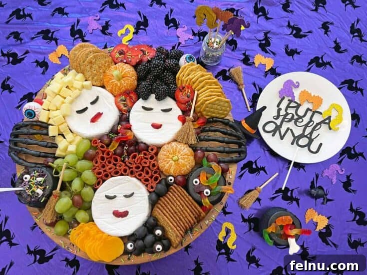 17 Spooktacularly Healthy No-Bake Halloween Treats 11 How To Make A Hocus Pocus Charcuterie Board