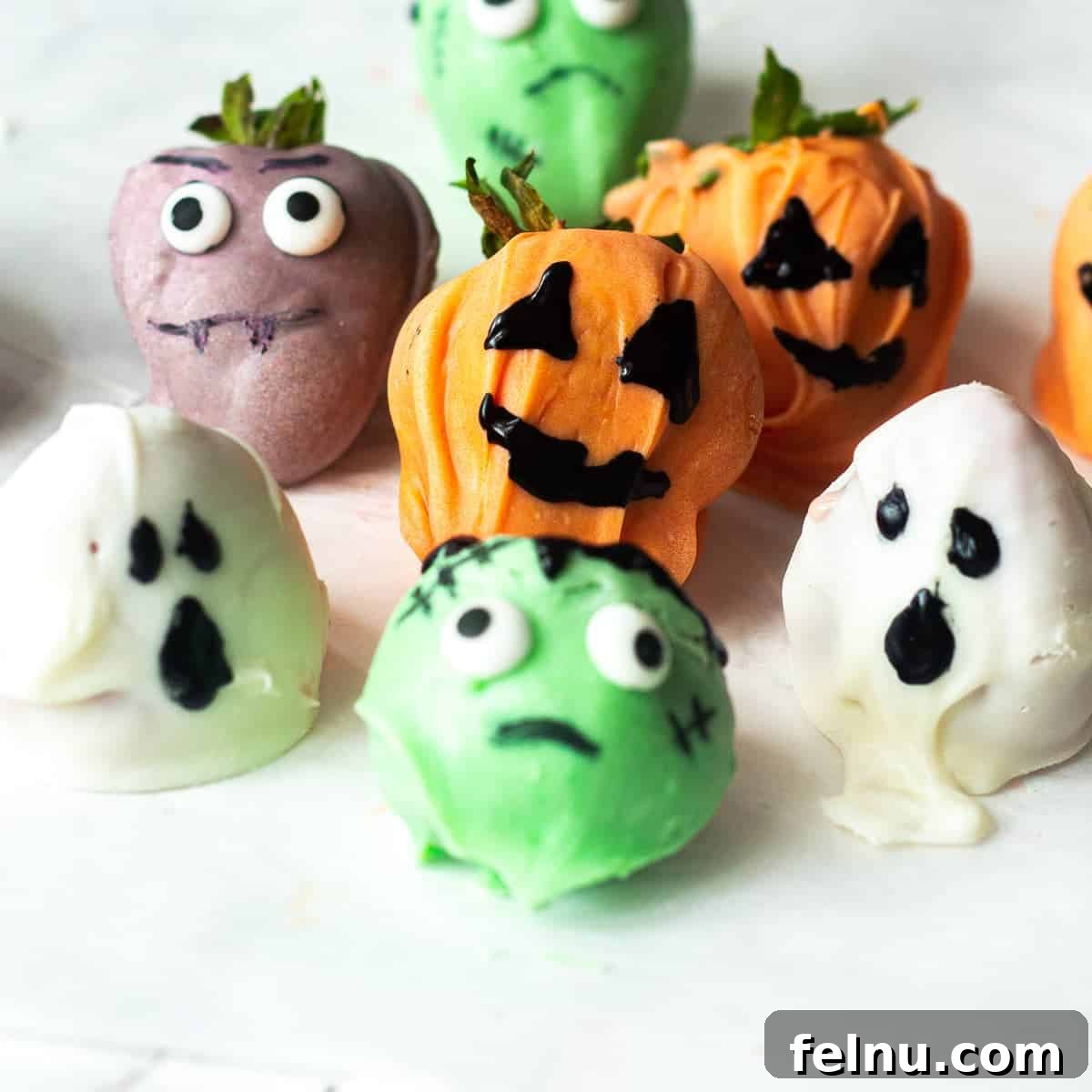 17 Spooktacularly Healthy No-Bake Halloween Treats 17 Halloween Chocolate Covered Strawberries
