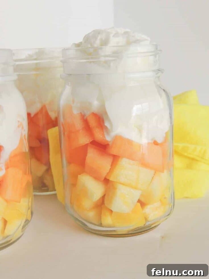 17 Spooktacularly Healthy No-Bake Halloween Treats 18 Healthy Candy Corn Fruit Parfaits – Halloween Snack