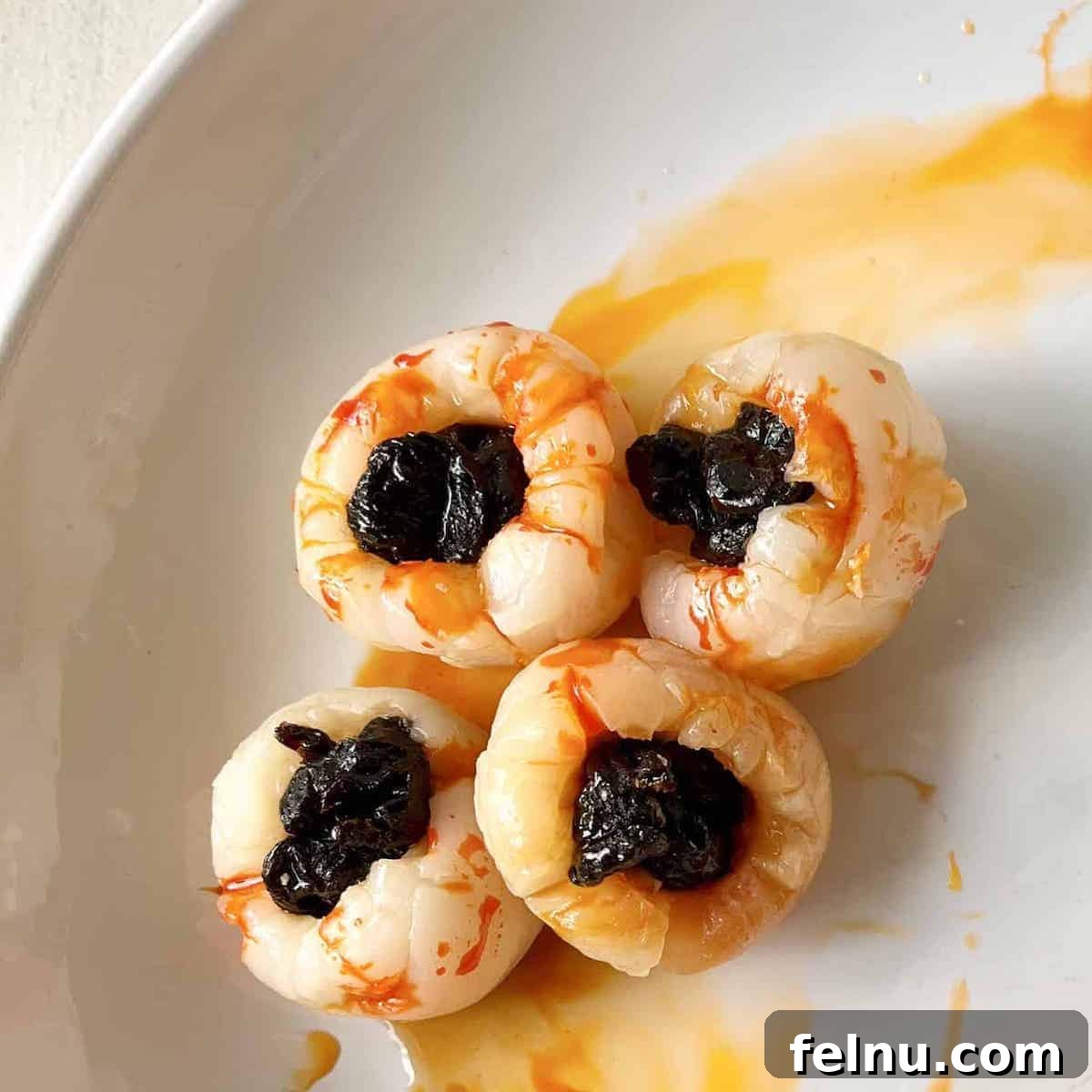 17 Spooktacularly Healthy No-Bake Halloween Treats 19 Bloody Lychees Eyeballs