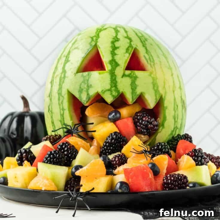 17 Spooktacularly Healthy No-Bake Halloween Treats 6 Halloween Fruit Salad