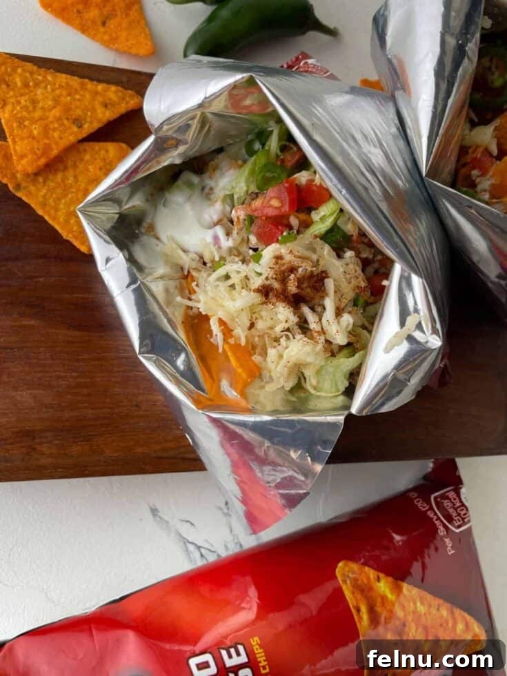 Air Fryer Walking Tacos