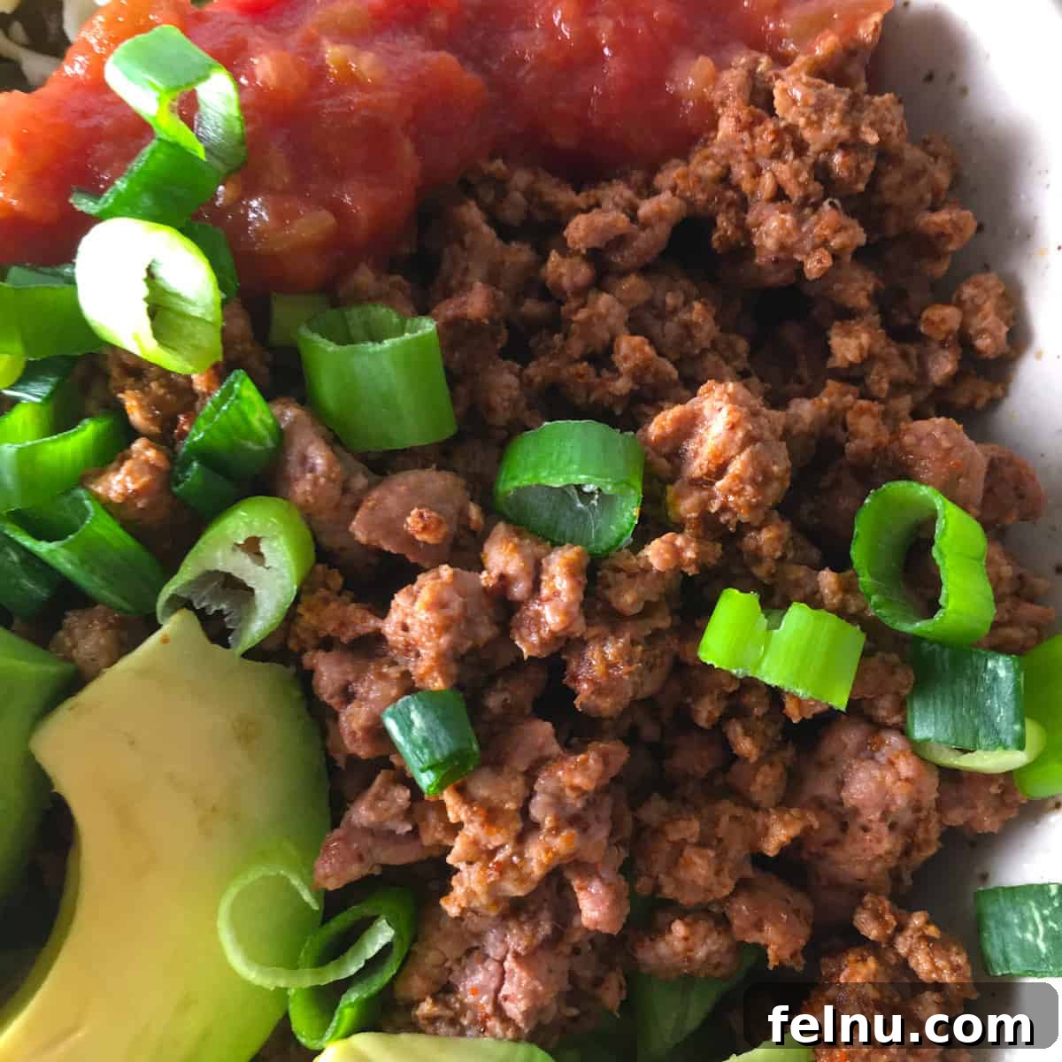 Air Fryer Taco Meat (Air Fryer Ground Beef Recipe + VIDEO!)