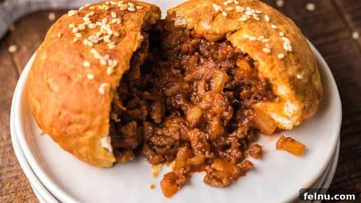 Air Fryer Unsloppy Joes Biscuit Pockets