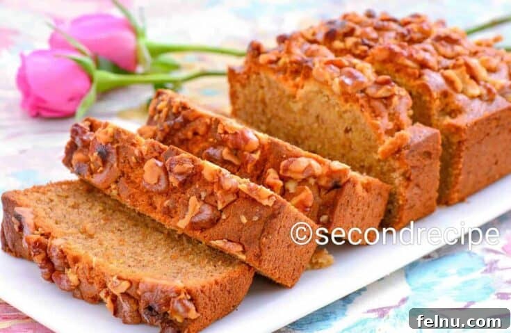 Homemade Eggless Banana Walnut Cake, a healthy and additive-free alternative to store-bought cakes.