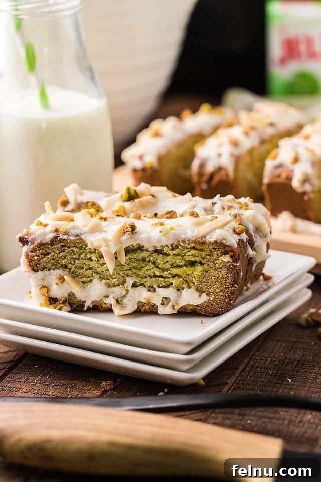Exciting Air Fryer Pistachio Pudding Coffee Cake with pistachio, coconut, and almonds.