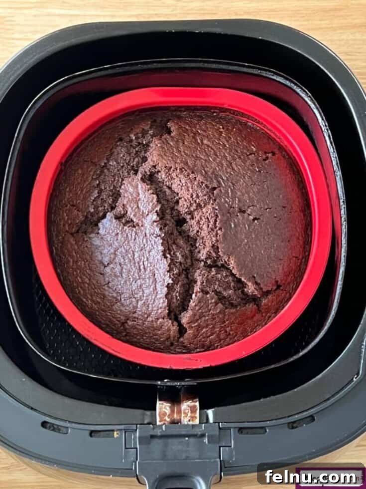 Ultimate Air Fryer Chocolate Cake, easy, delicious, and perfect for any celebration.