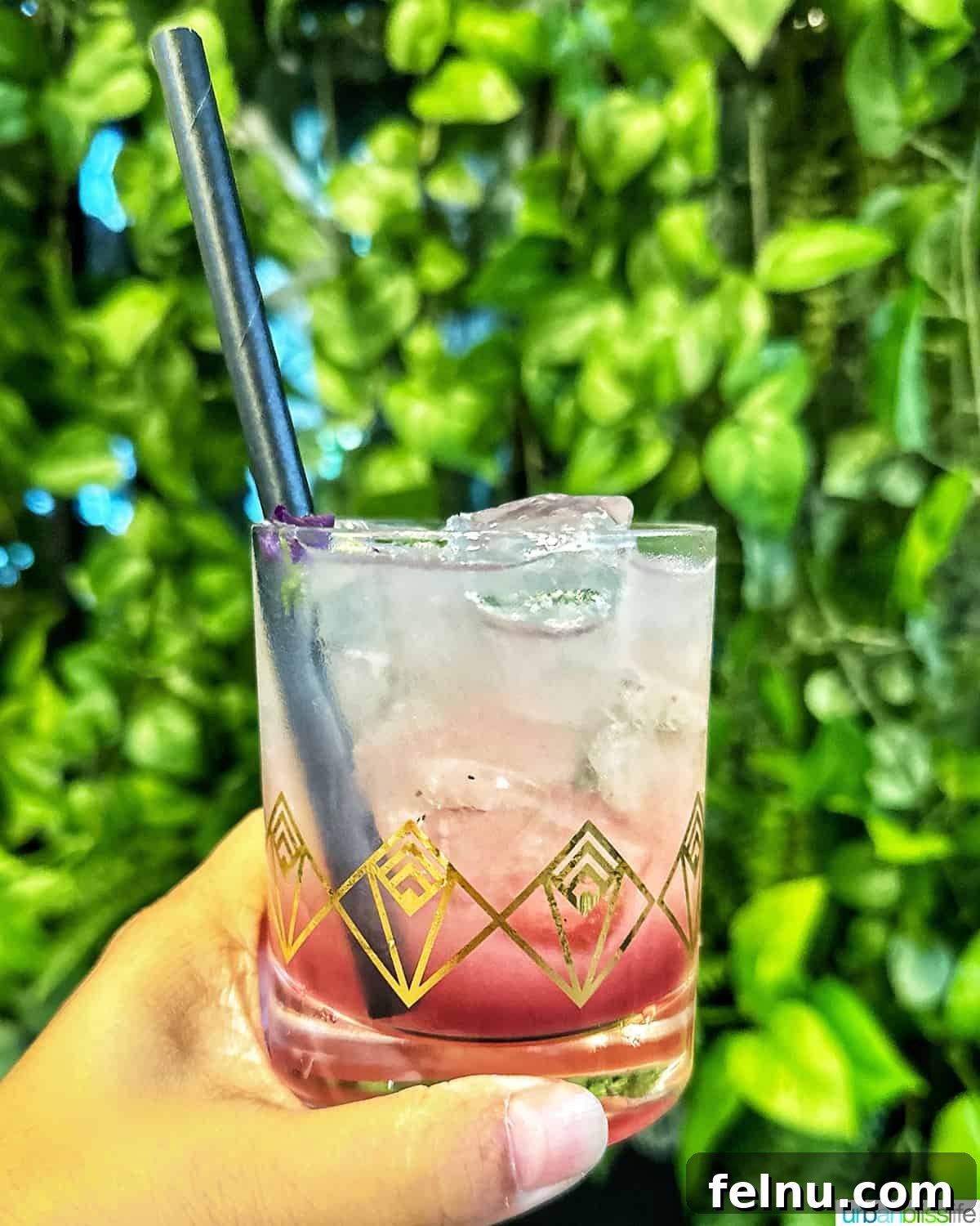 Beautiful cocktail at Mekong Thai restaurant.