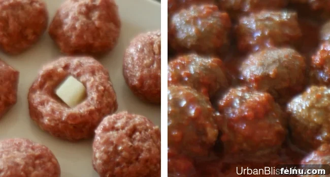 Manchego-Stuffed Albondigas: A Taste of Spain 7 Forming Manchego Stuffed Spanish Meatballs