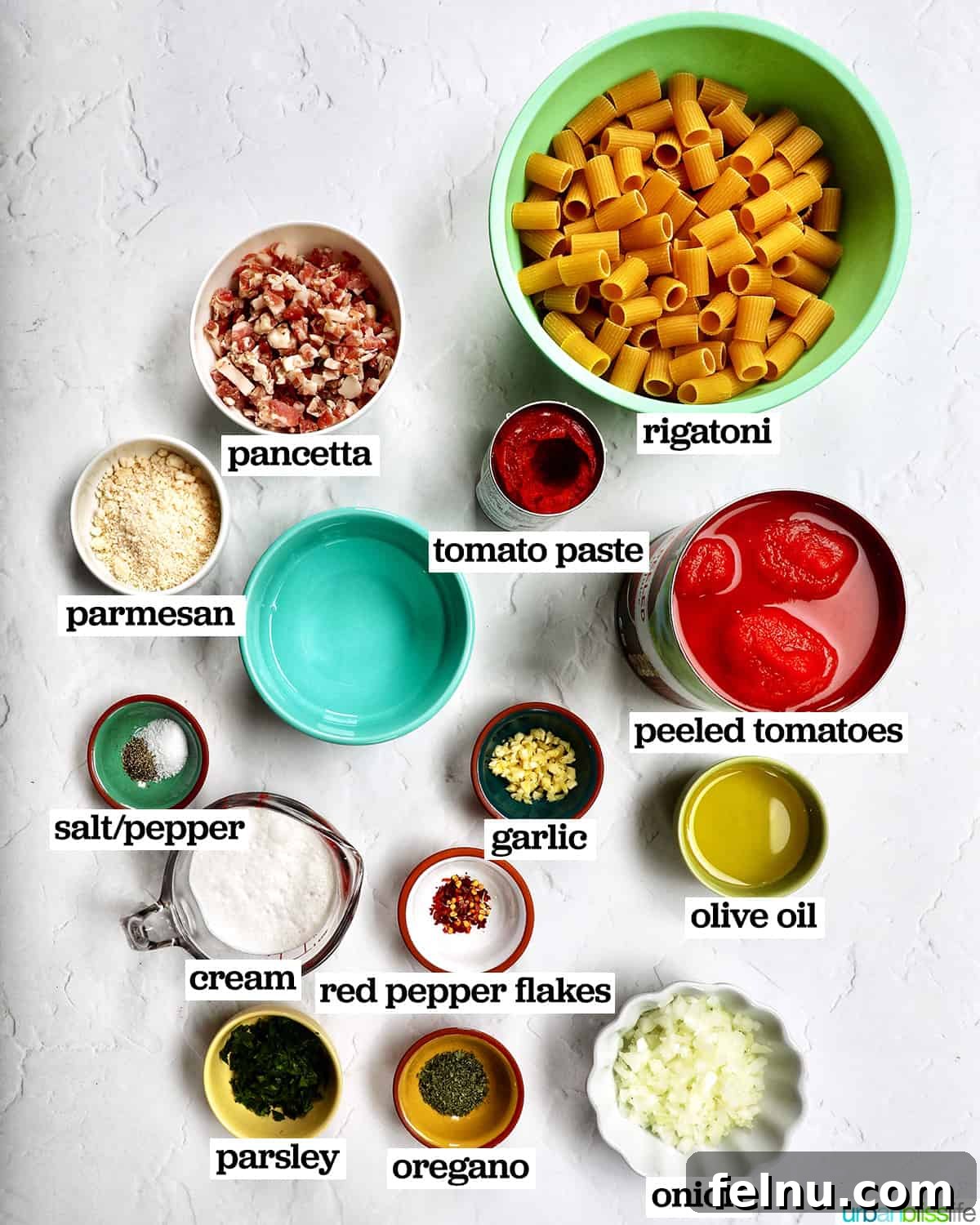 Creamy Dreamy Rigatoni: A Vodka Sauce Delight 4 Ingredients for Rigatoni with Vodka Sauce