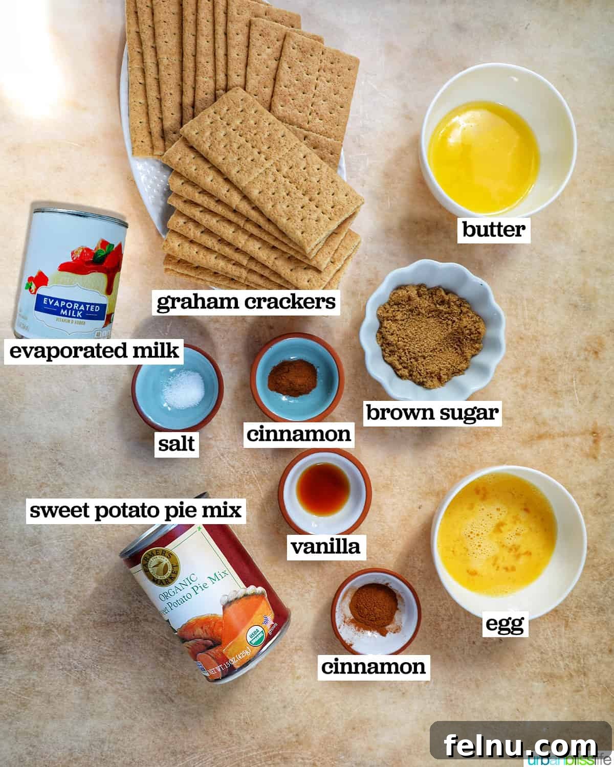 Sweet Potato Pie with a Twist: Graham Cracker Crust Perfection 4 Ingredients for Sweet Potato Pie