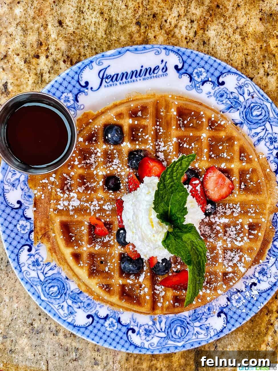 Culinary Gems of Downtown Santa Barbara 14 Waffles at Jeannine's in Santa Barbara