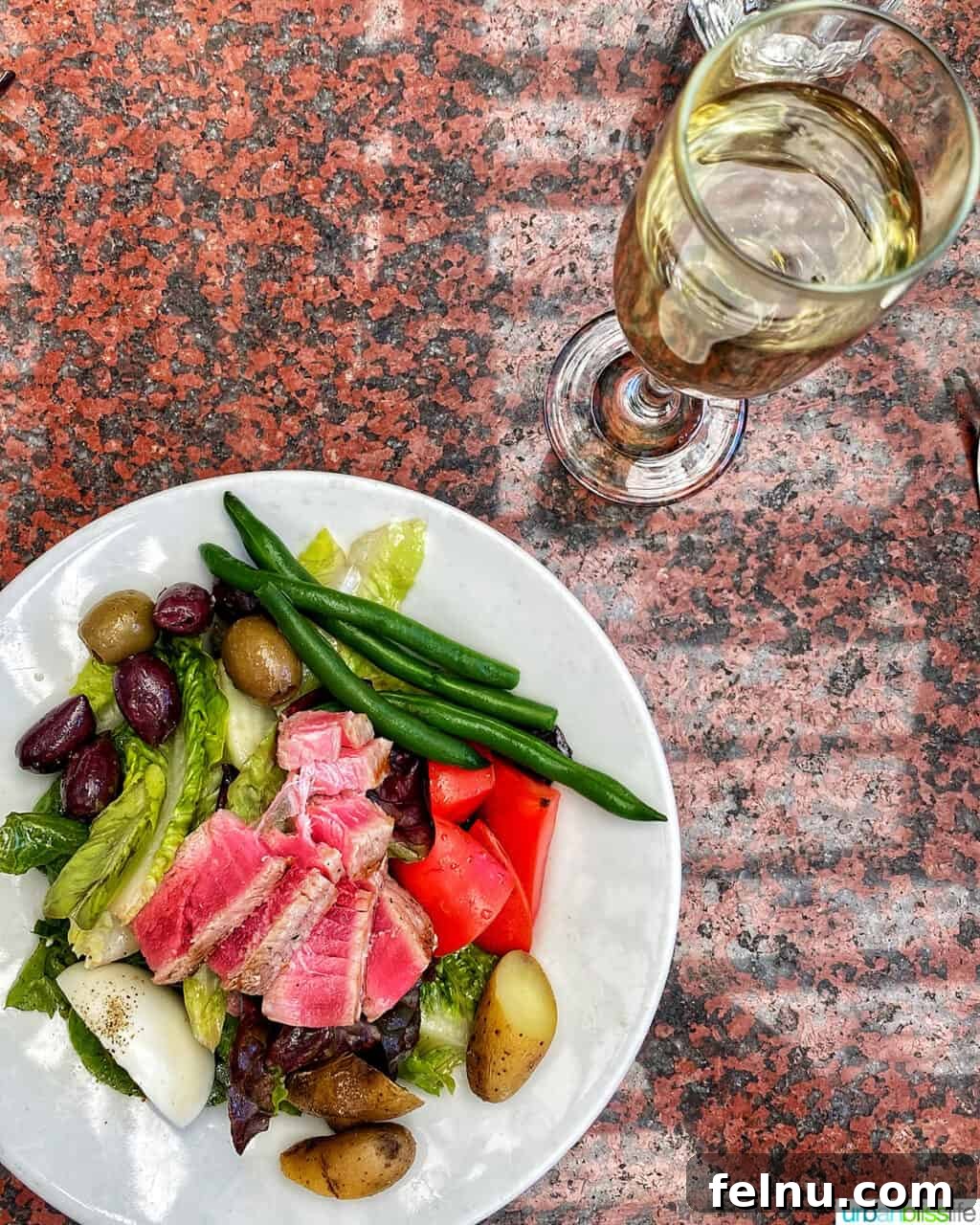 Culinary Gems of Downtown Santa Barbara 19 Salad Nicoise at Los Olivos Wine Merchant