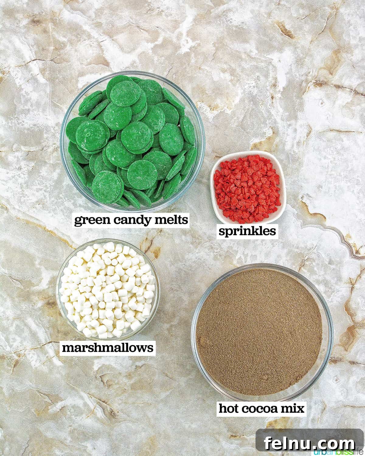 Grinch Hot Cocoa Bombs Ingredients