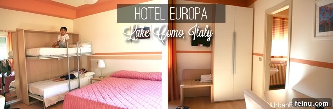 Hotel Europa room with bunk beds