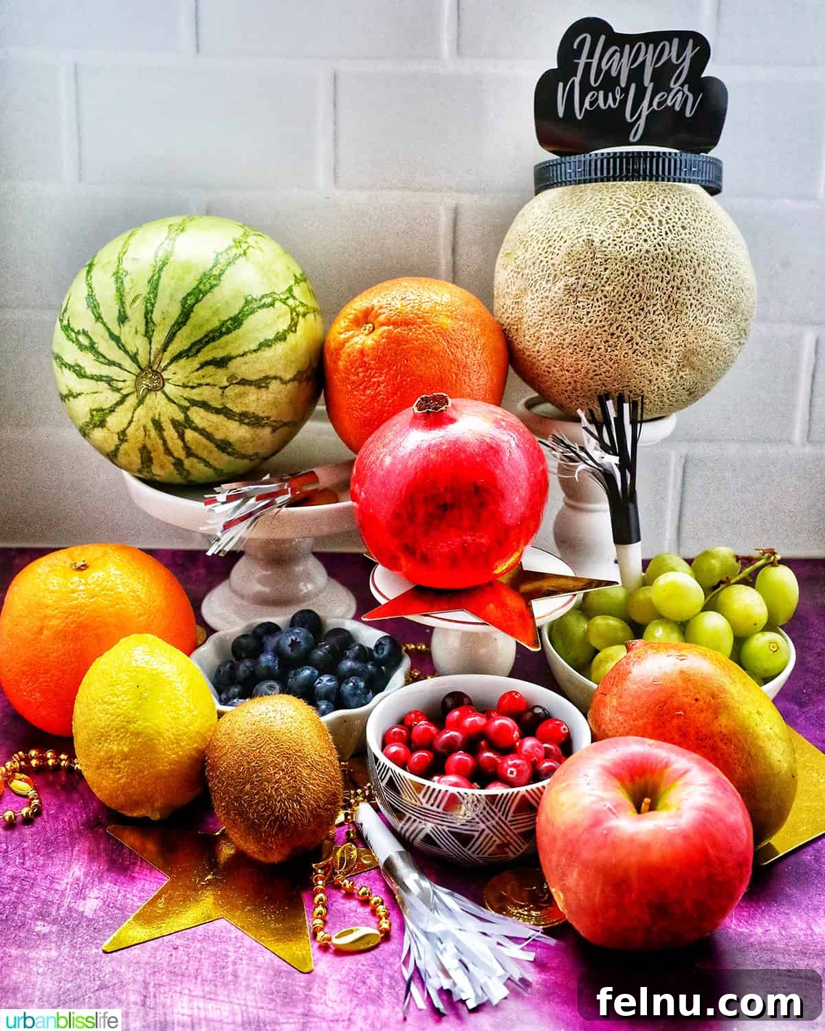 Experience Filipino New Year's Eve: A Feast of Flavors and Festive Customs 4 several colorful, round fruits on display.