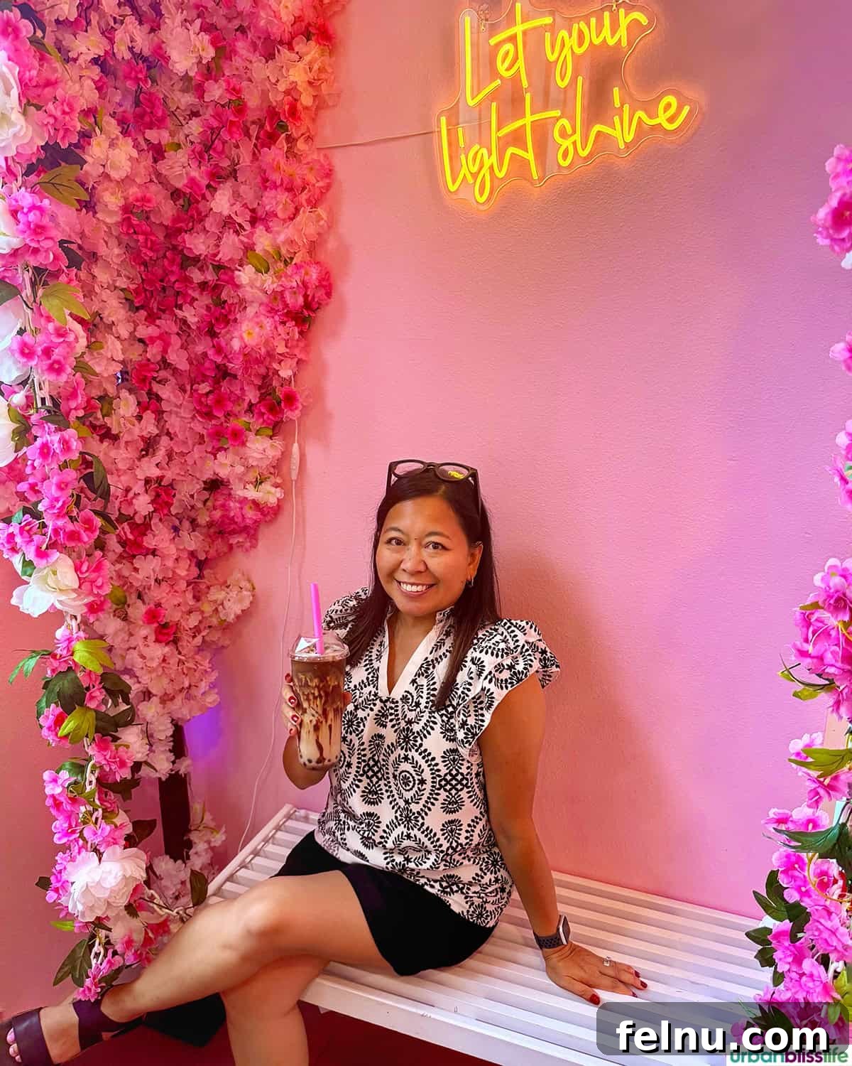 Dining Hotspots in Buena Park 22 Marlynn Jayme Schotland enjoying the delightful atmosphere inside Nobibi in Buena Park, California.