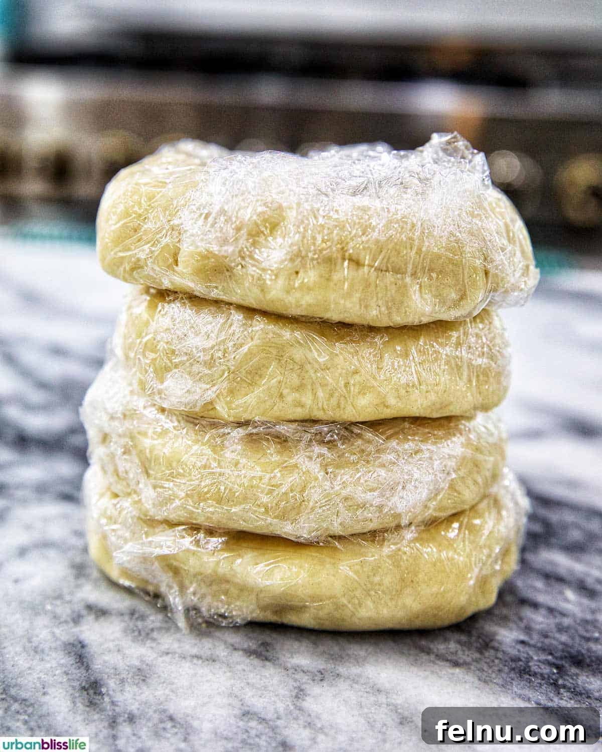 Dough Wrapped and Chilling