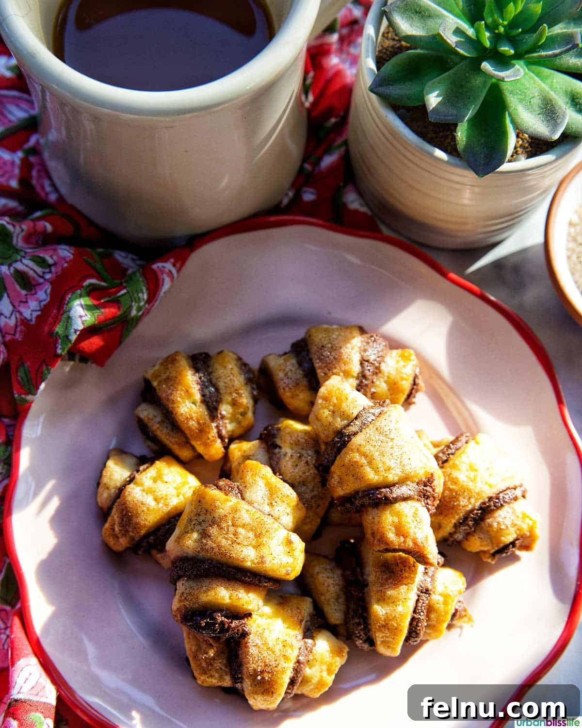 Chocolate Rugelach Decadent Chocolate Rugelach Delights 21 Chocolate Rugelach with Coffee