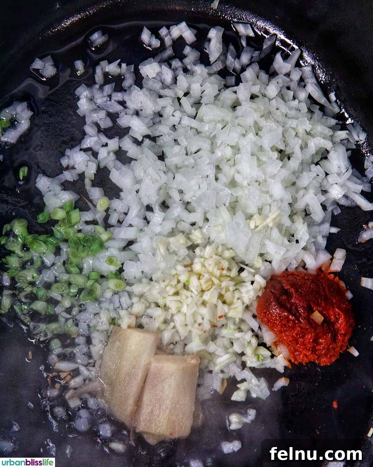 Sautéing aromatics in a Dutch oven