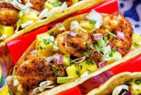 Crispy Air-Fried Shrimp Tacos
