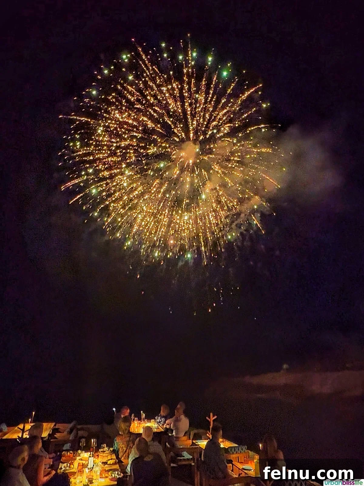 Cocina del Mar: Oceanfront Dining in Cabo San Lucas, Mexico 14 fireworks above Cocina del Mar restaurant in Cabo San Lucas, Mexico.